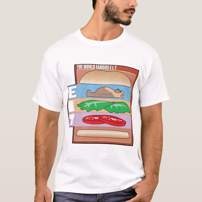 T-shirt Le Monde Célèbre E. L. T ! (Devant)