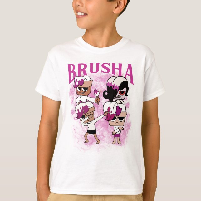 T-shirt Le monde de Dandy Brusha | dandys world toon drôle (Devant)