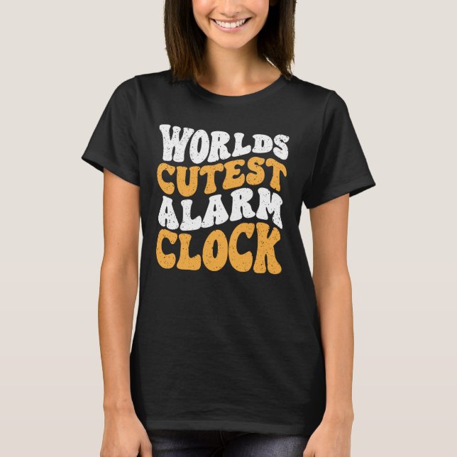 T-shirt Le Monde de la Cutest Alarm Clock (Devant)