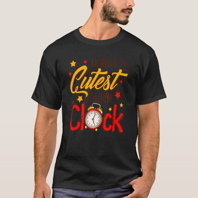 T-shirt Le Monde de la Cutest Alarm Clock (Devant)