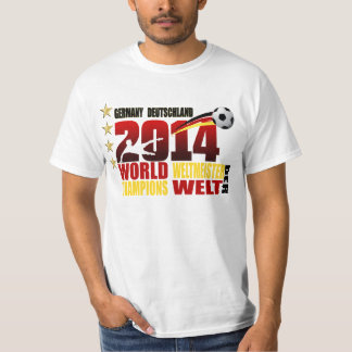 T-shirt Le monde de l'Allemagne soutient le Deutschland