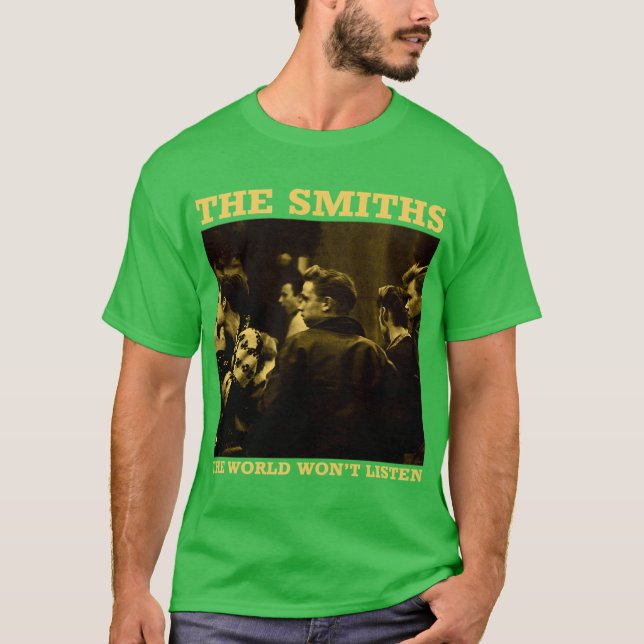 T-shirt Le monde de Smithshe n'écoutera pas Cadeau Hommes  (Devant)
