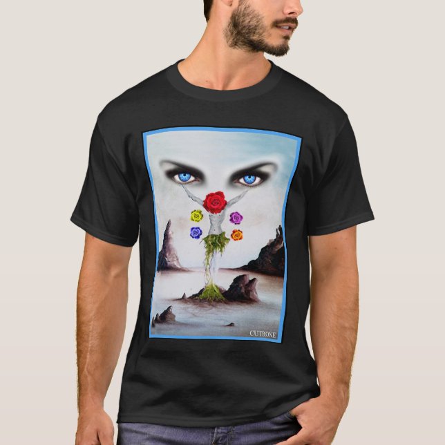 T-shirt Le Monde des yeux bleus (Devant)