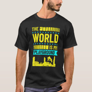 T-shirt Le Monde Est Mon Terrain De Jeux Freerunning Parko