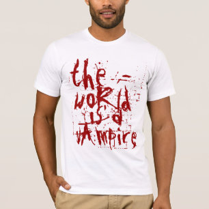 T-shirt le monde est un vampire