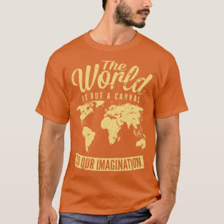 T-shirt Le Monde Est Une Toile