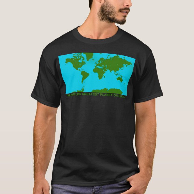 T-shirt Le Monde Le Plus Grand Planète Sur Terre (Devant)