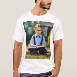 T-shirt Le monde magique du petit lecteur