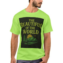 Le monde magnifique : montagnes, arbres et soleil"