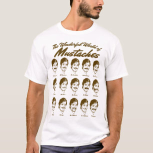 T-shirt Le monde merveilleux de la chemise de moustaches