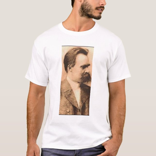 T-shirt Le monde réel de Nietzsche (Devant)