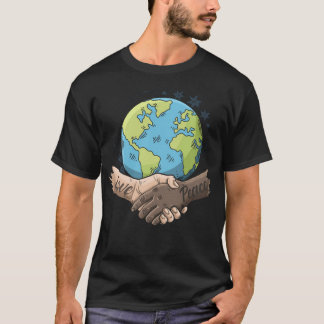 T-shirt Le monde refuse la campagne contre le racisme