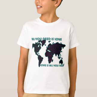 T-shirt Le monde tout de Beatles que vous avez besoin est