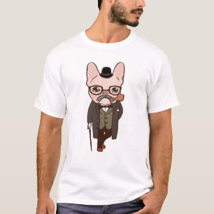 T-shirt Le monsieur de Frenchie fait un tour après le spr
