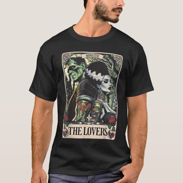 T-shirt Le Monster Frankenstein Et Marier Les Amateurs Tar (Devant)