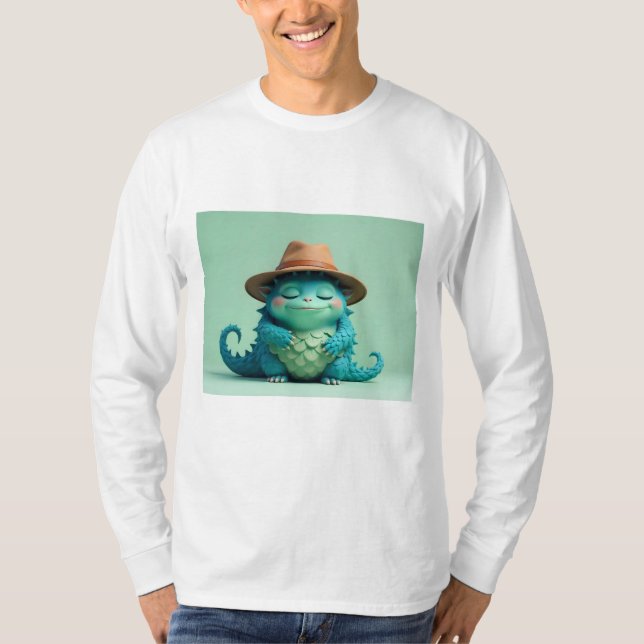 T-shirt Le Monstre Cool avec Casquette (Devant)