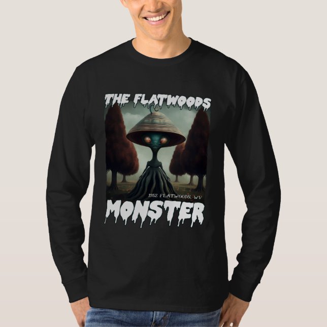 T-shirt Le Monstre de Flatwoods 1952 Cryptide Effrayant Ép (Devant)