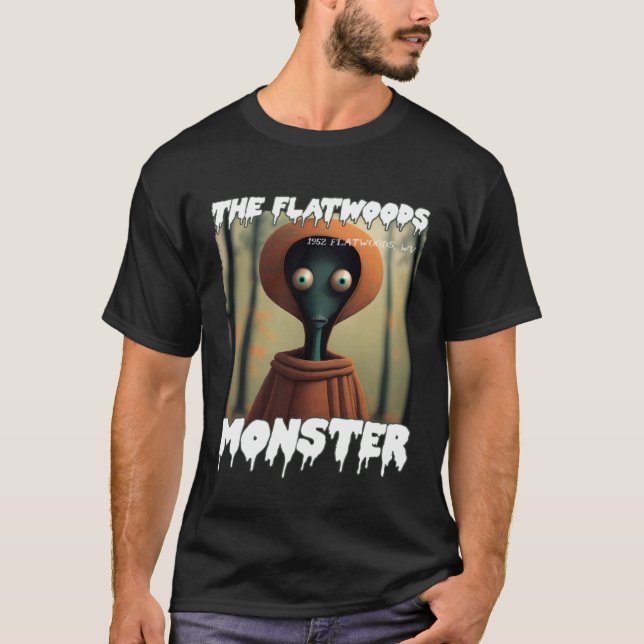 T-shirt Le Monstre de Flatwoods 1952 Effrayant Cryptide Ép (Devant)