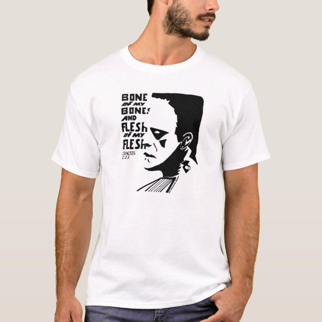 T-shirt Le monstre de Frankenstein (Devant)