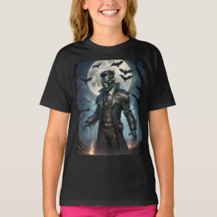 T-shirt Le monstre de Halloween Steampunk Frankenstein