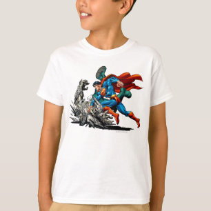 T-shirt Le monstre de Superman Fights