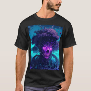 T-shirt Le Monstre du Cyber-Arbre Dans les Ténèbres
