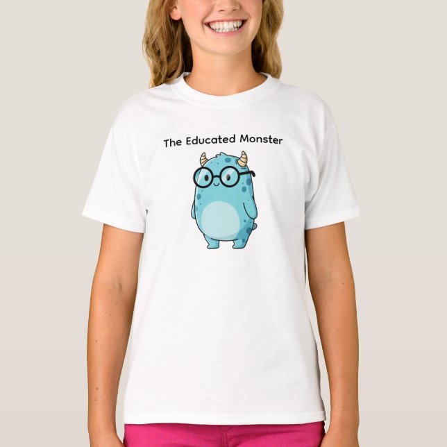 T-shirt Le Monstre Éduqué (Devant)