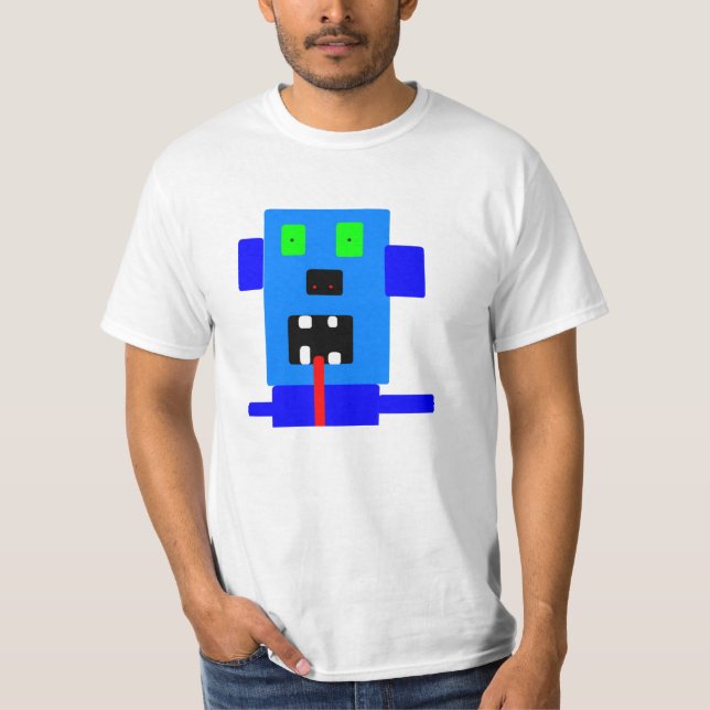 T-shirt Le monstre fou #4 des hommes (Devant)