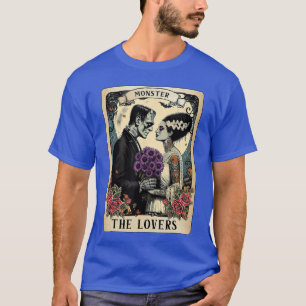 T-shirt Le monstre Frankenstein et les amants de la mariée