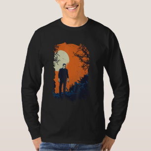 T-shirt Le monstre Frankenstein marche dans le Sunset Hall