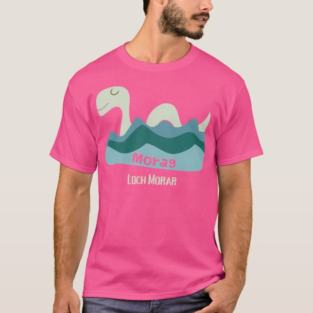 T-shirt Le Monstre Loch Morar Lake (Devant)