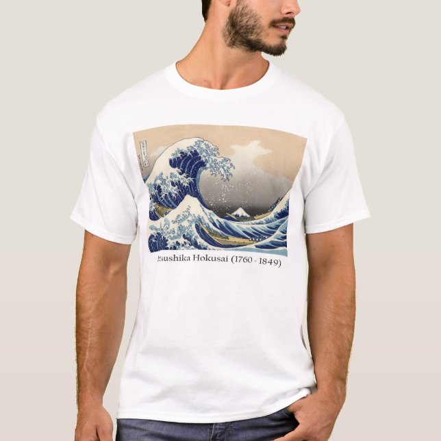 T-shirt Le mont Fuji de Hokusai (Devant)