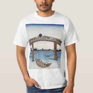 T-shirt Le mont Housai Fuji vu d'en bas Pont Homme