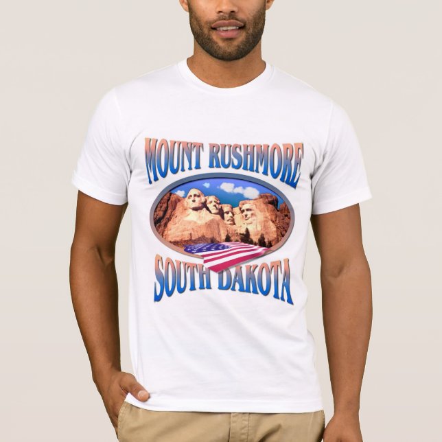 T-shirt Le mont Rushmore (Devant)
