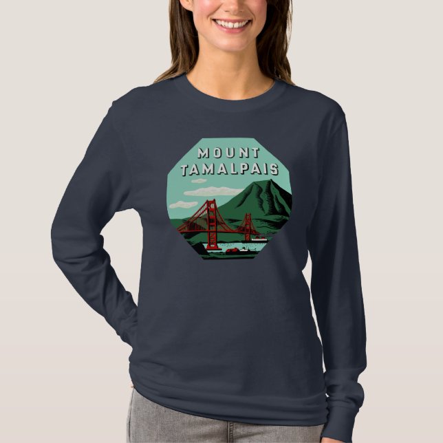 T-shirt Le mont Tamalpais Californie (Devant)