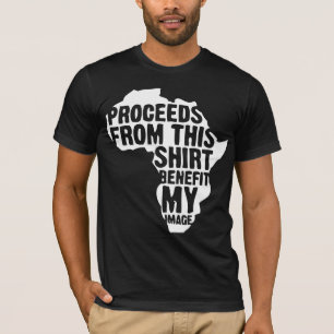 T-shirt Le montant de cette chemise bénéficie MON image