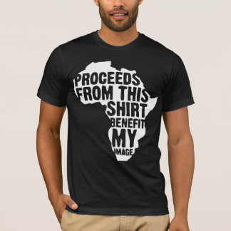T-shirt Le montant de cette chemise bénéficie MON image