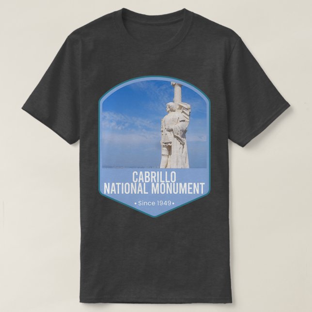 T-shirt Le monument national de Cabrillo (Design devant)
