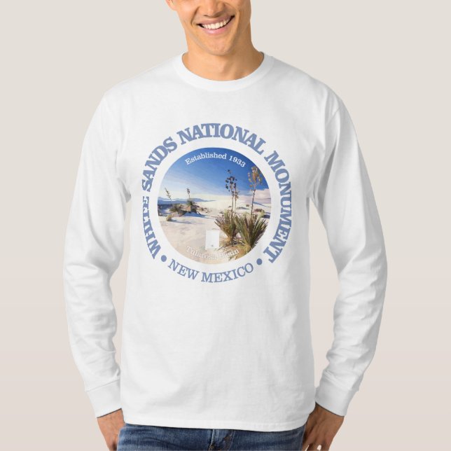 T-shirt Le monument national de White Sands (Devant)