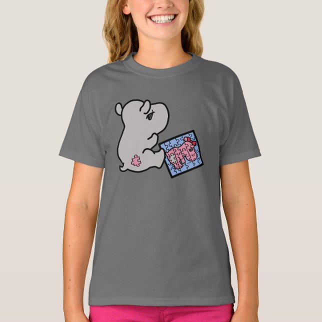 T-shirt Le morceau manquant (Devant)