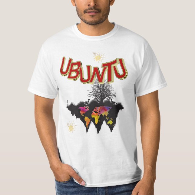 T-shirt Le mot africain Unité (Devant)