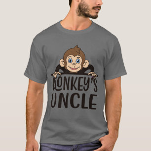 T-shirt le mot art de l'oncle du singe drôle