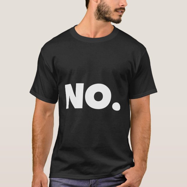T-shirt Le Mot Non A T Dit Non (Devant)
