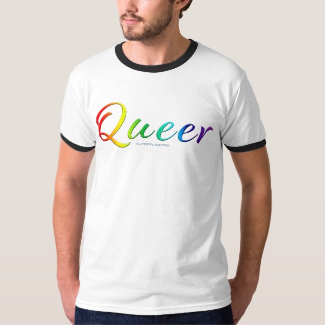 T-shirt Le mot unique expressif et étrange de SlipperyJoe  (Devant)