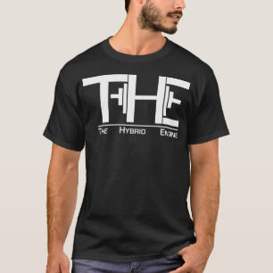 T-shirt Le moteur hybride blanc