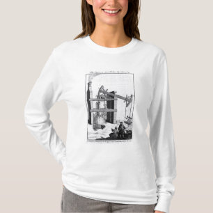 T-shirt Le moteur pour soulever l'eau par le feu