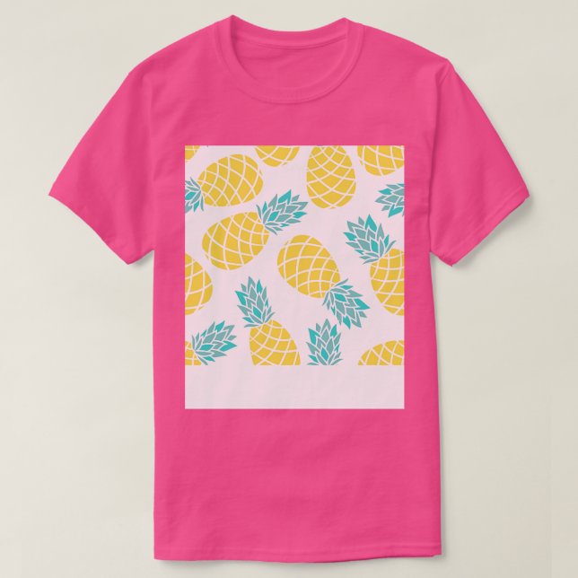 T-shirt Le Motif d'ananas imprime les fruits d'ananas (Design devant)