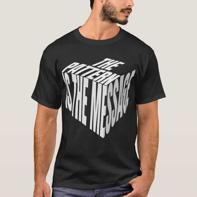 T-shirt Le motif est le message | Thinker Design (Devant)