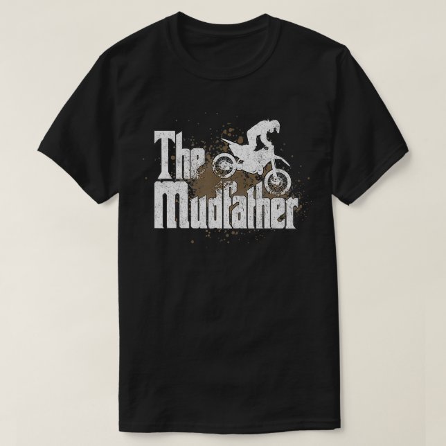 T-shirt Le Motorsport Mudfather Offroad Dirt Racing face (Design devant)