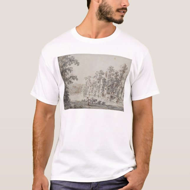 T-shirt Le moulin à eau par Ford (Devant)
